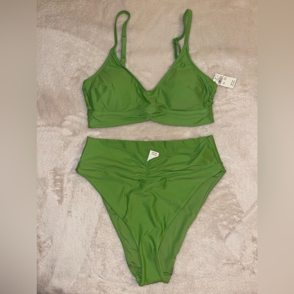 AERIE green bikini brand new with tags! - Picture 1 of 5